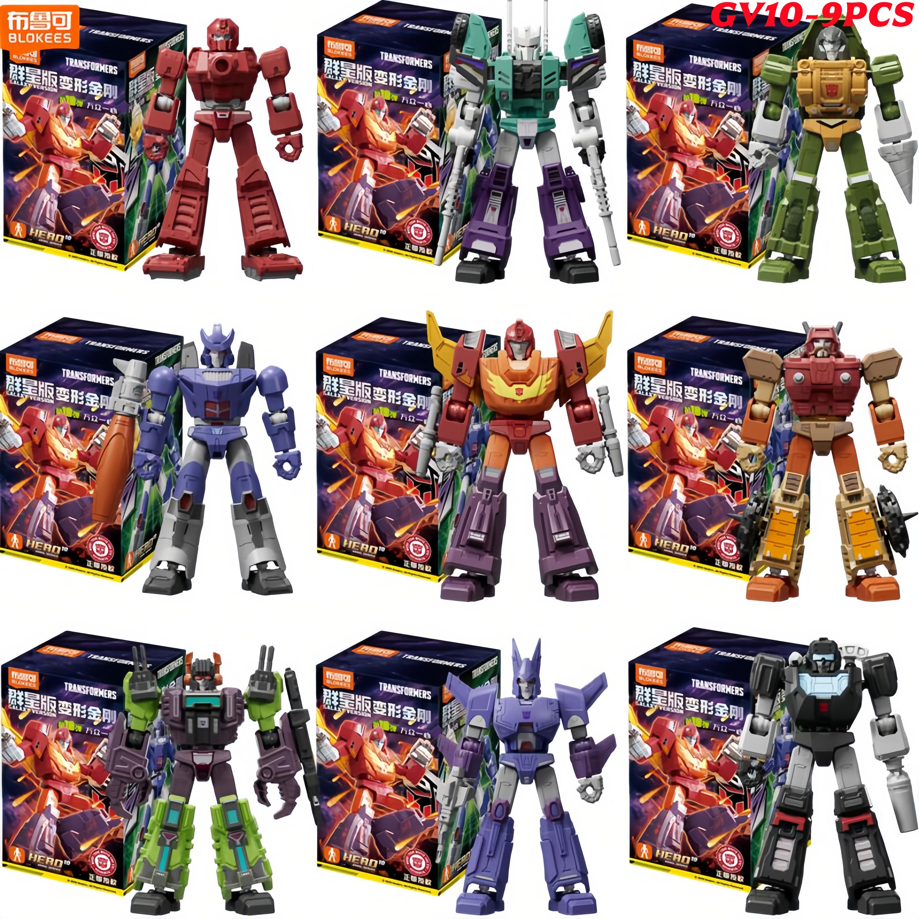Model Kit Transformers - Blokees Transformers GV10-9PCS Rodimus Prime Unicron