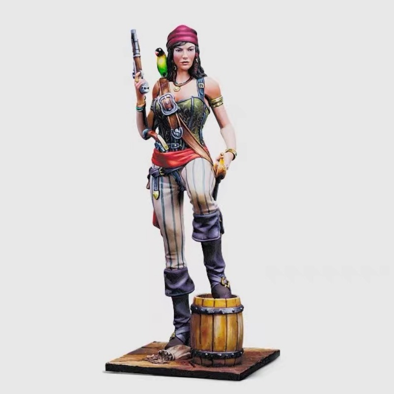 Model Kit Knight - Ancient Female Pirate 1/24 Scale 75mm