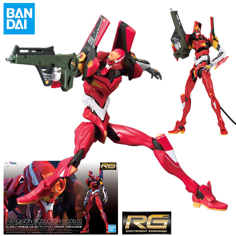 Model Kit Eva 02 - Bandai Original Model Assembly Kit 1/144