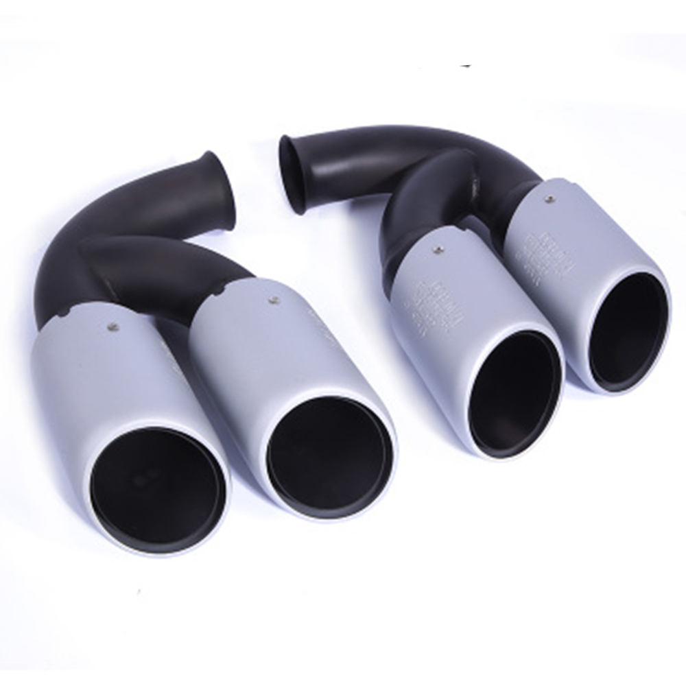 Model Kit V8 - Silver Car Rear Exhaust Muffler Tip