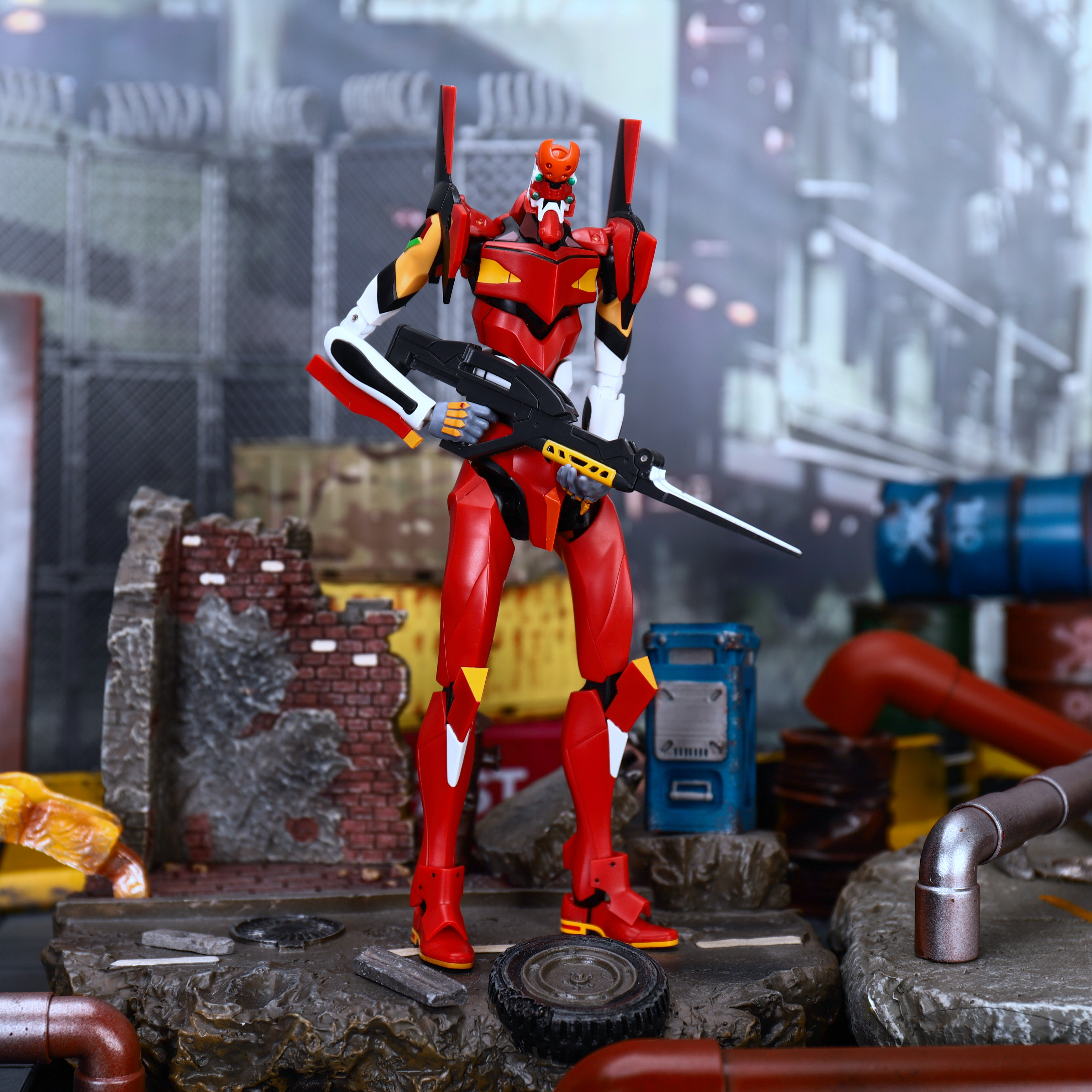 YOLOPARK EVANGELION - 20cm EVA – Model Kit Eva 02 Bewertung und Preis