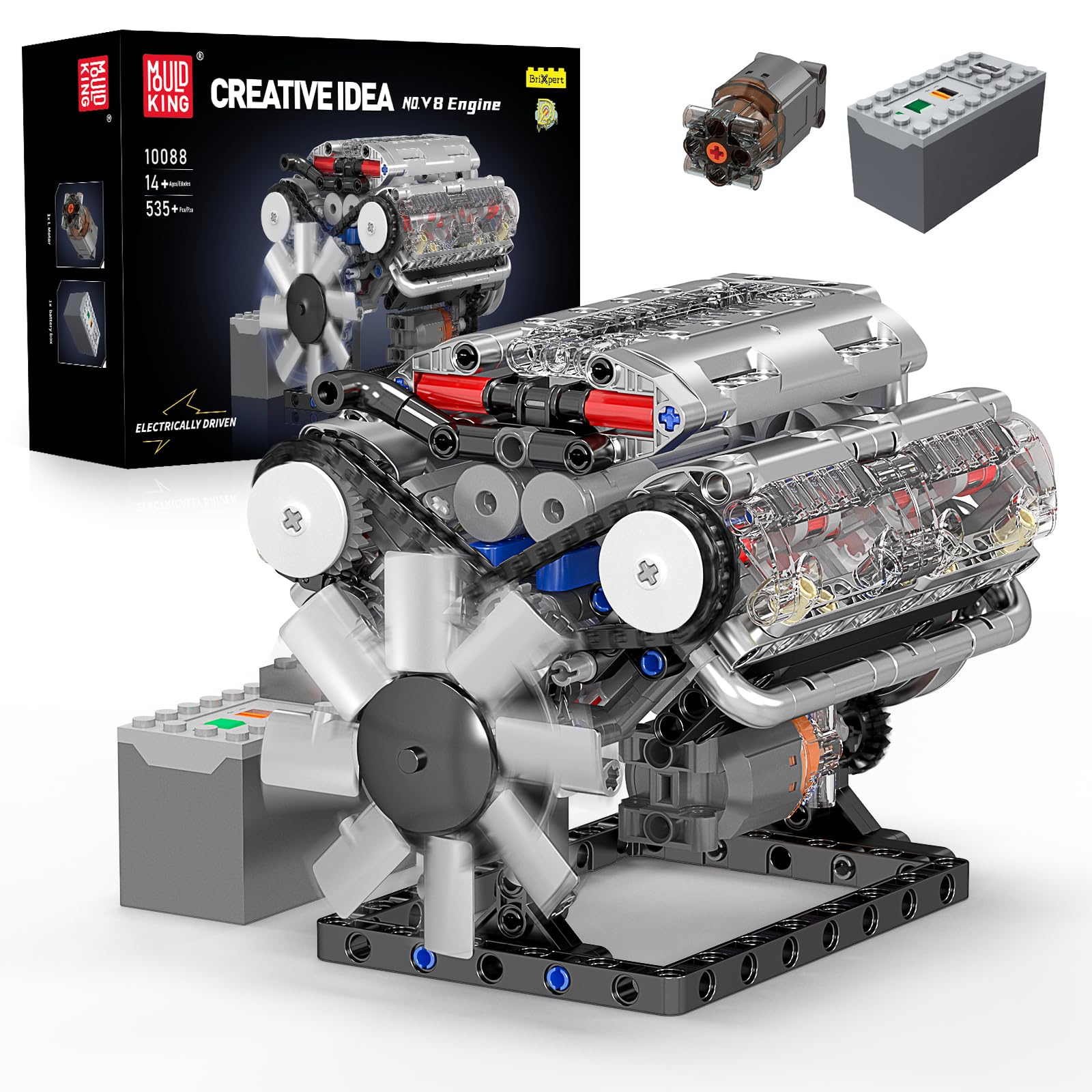 Mould King 10088 V8 Engine Bui – Model Kit V8 Bewertung und Preis