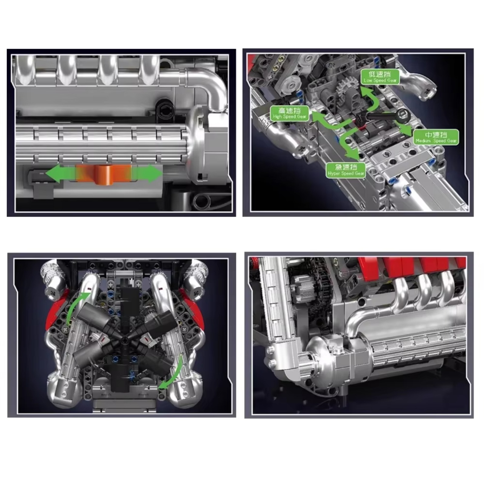 Mould King 10203 MB Merc V8 En – Model Kit V8 Bewertung und Preis