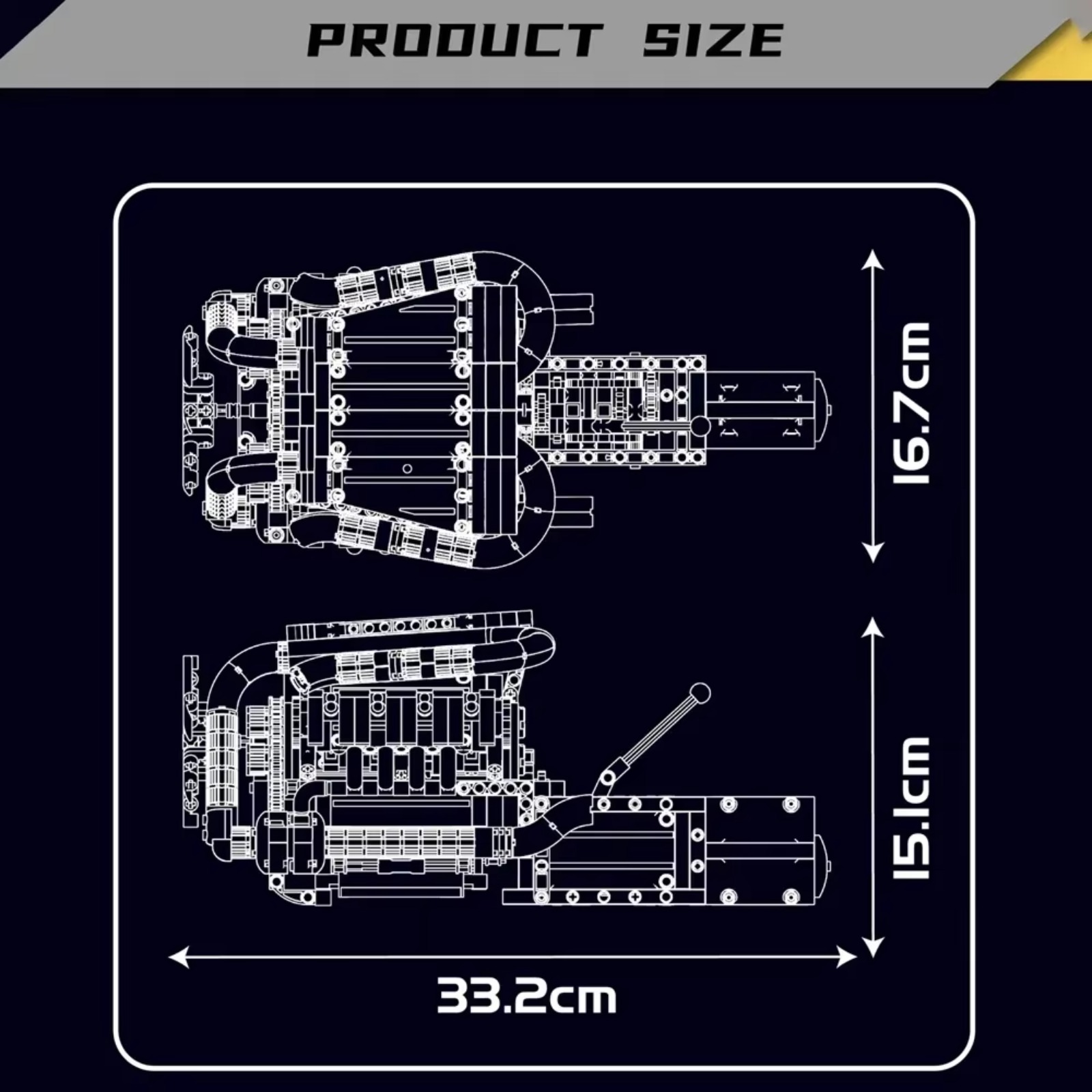 Mould King 10203 MB Merc V8 En – Model Kit V8 Bewertung und Preis