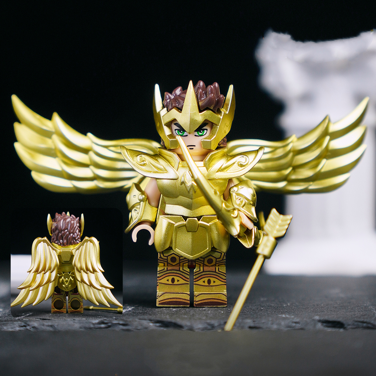 Saint Seiya Temple Ruins Fire  – Model Kit Kiryu Bewertung und Preis
