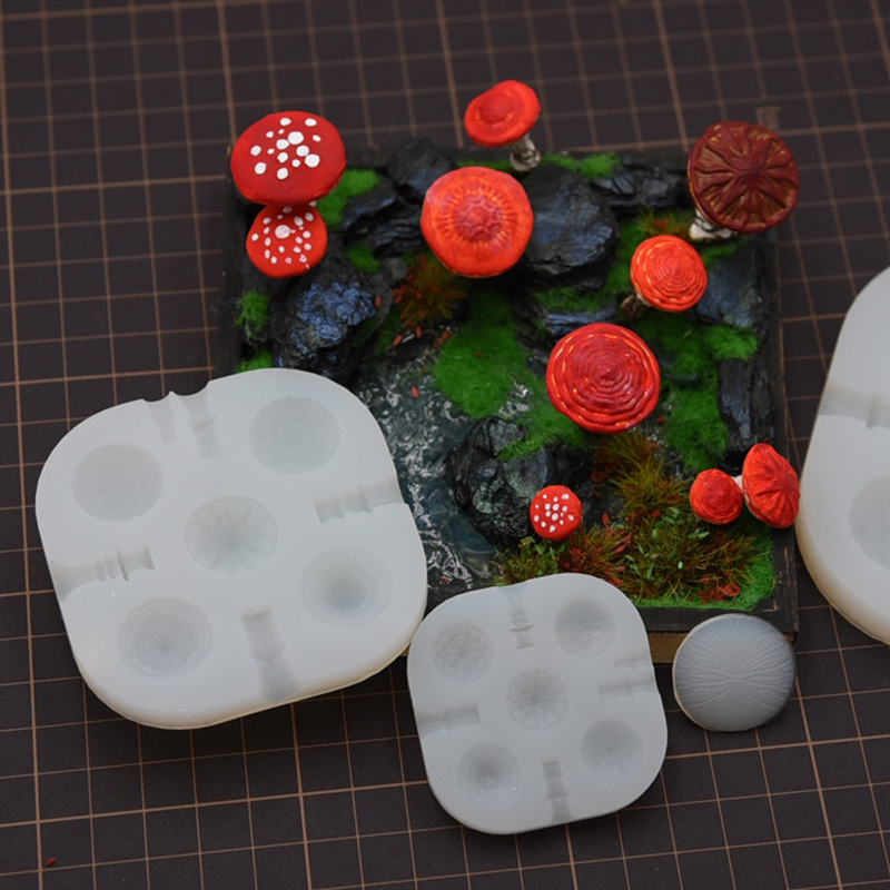 2pcs/set Mini Mushroom Silicon – Model Kit Tools Bewertung und Preis