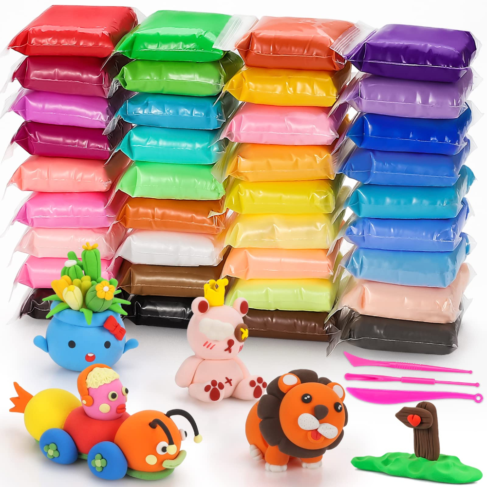 Air Dry Modeling Clay Kit Soft – Model Kit Tools Bewertung und Preis