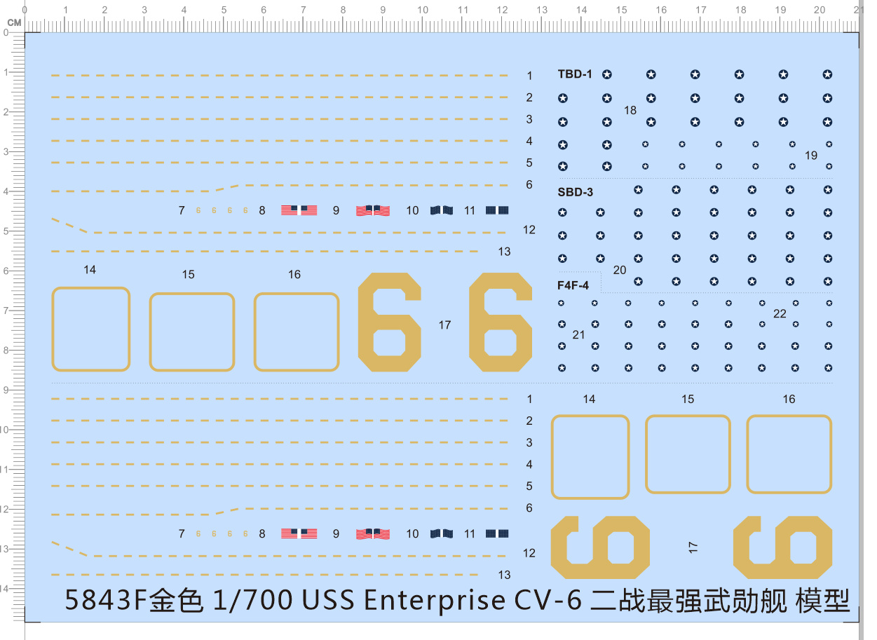 1/700 Scale USS Enterprise CV- – Model Kit Uss Enterprise Bewertung und Preis