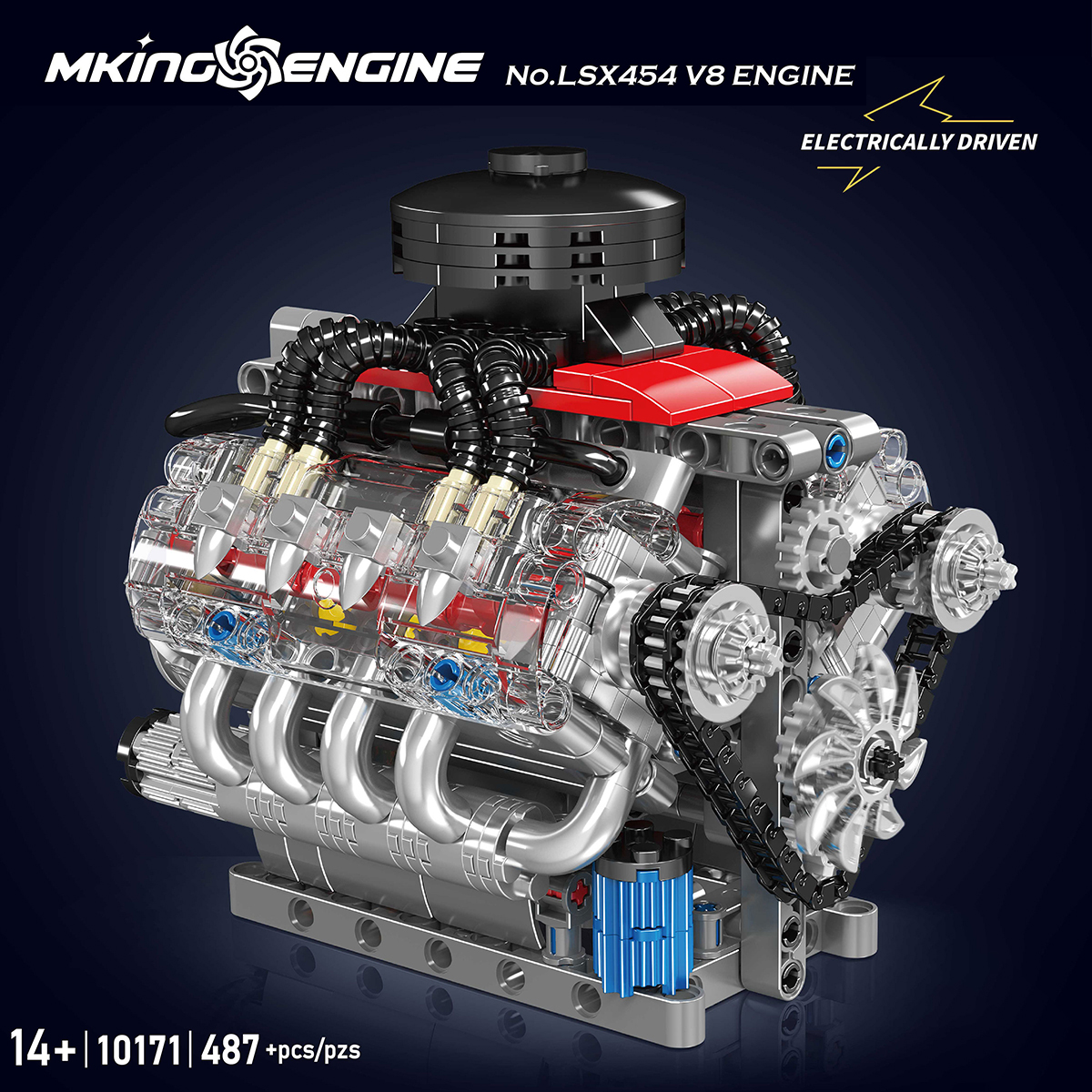 V8 Engine Building Blocks Kit  – Model Kit V8 Bewertung und Preis
