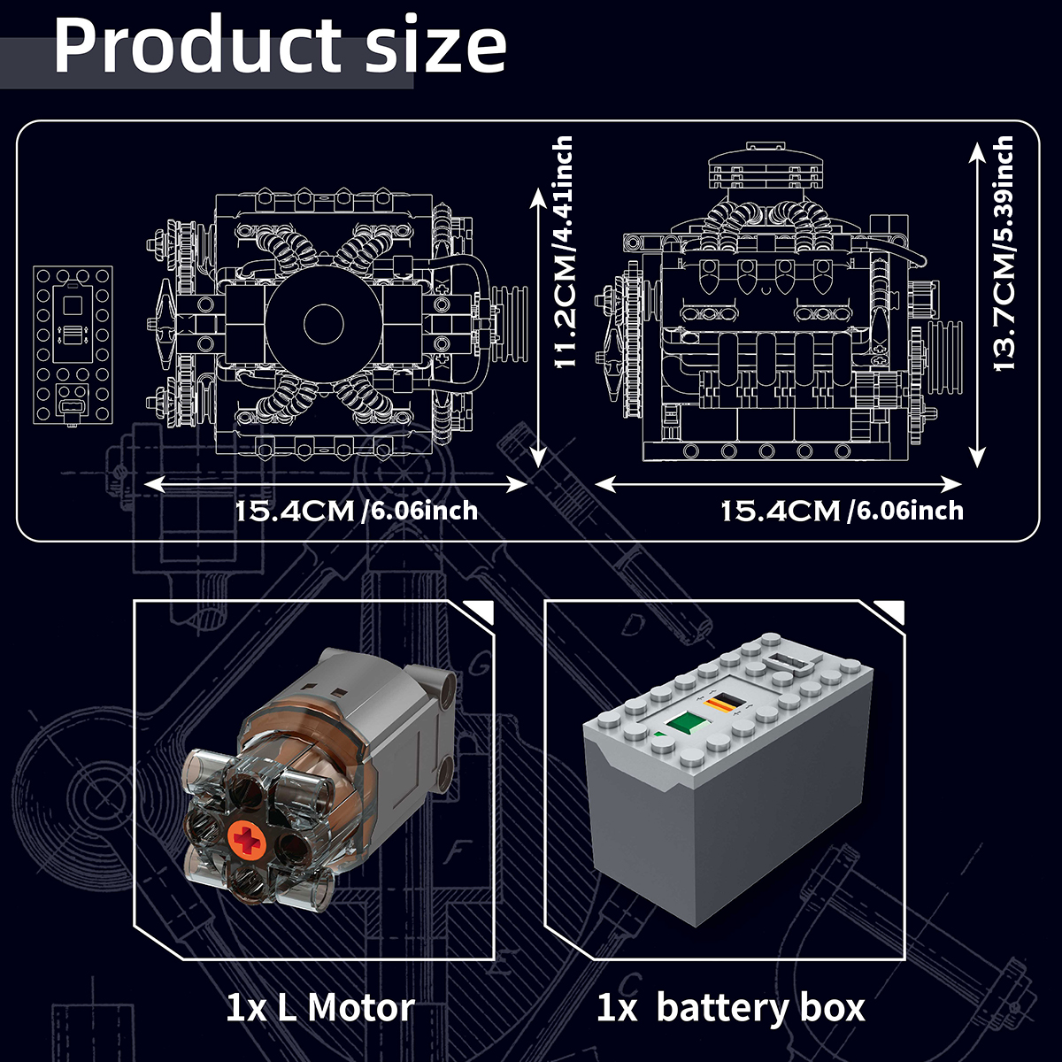 V8 Engine Building Blocks Kit  – Model Kit V8 Bewertung und Preis
