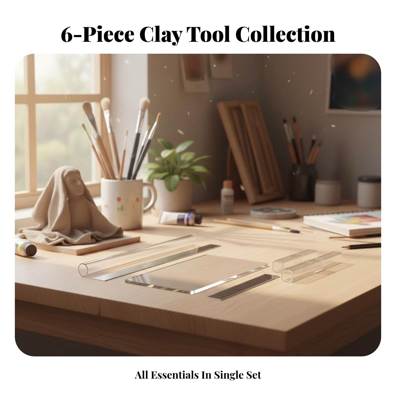 6 Pieces Acrylic Clay Cylinder – Model Kit Tools Bewertung und Preis