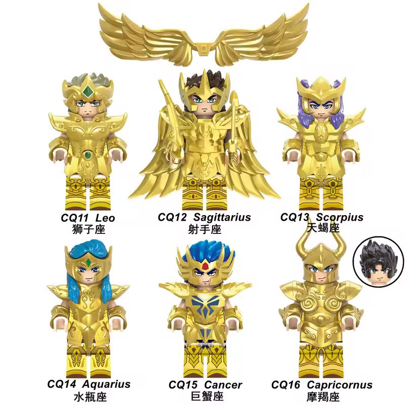 6/12Pcs/Set Anime Saint Seiya  – Model Kit Kiryu Bewertung und Preis