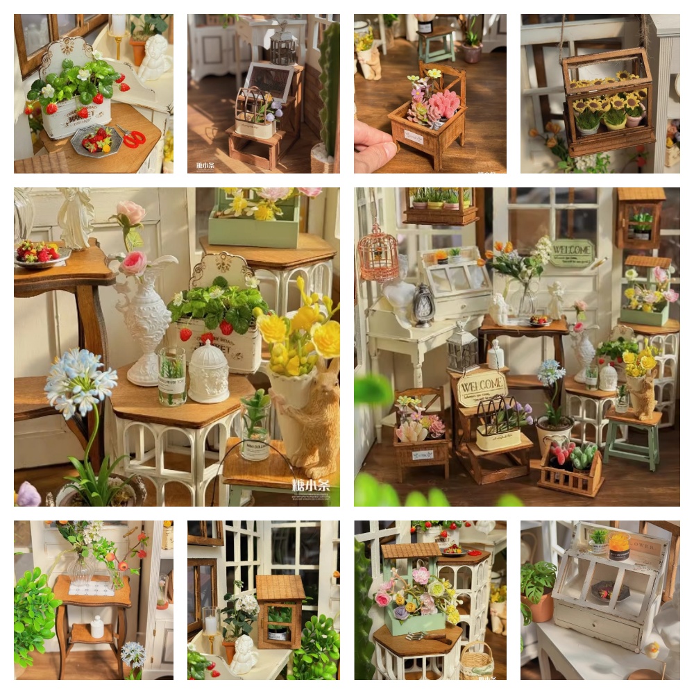 Doll House Miniature Garden Ac – Model Kit Vintage Bewertung und Preis