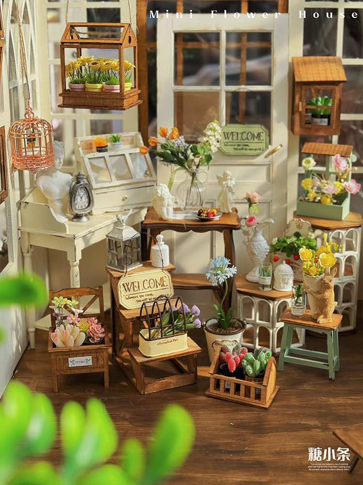 Doll House Miniature Garden Ac – Model Kit Vintage Bewertung und Preis