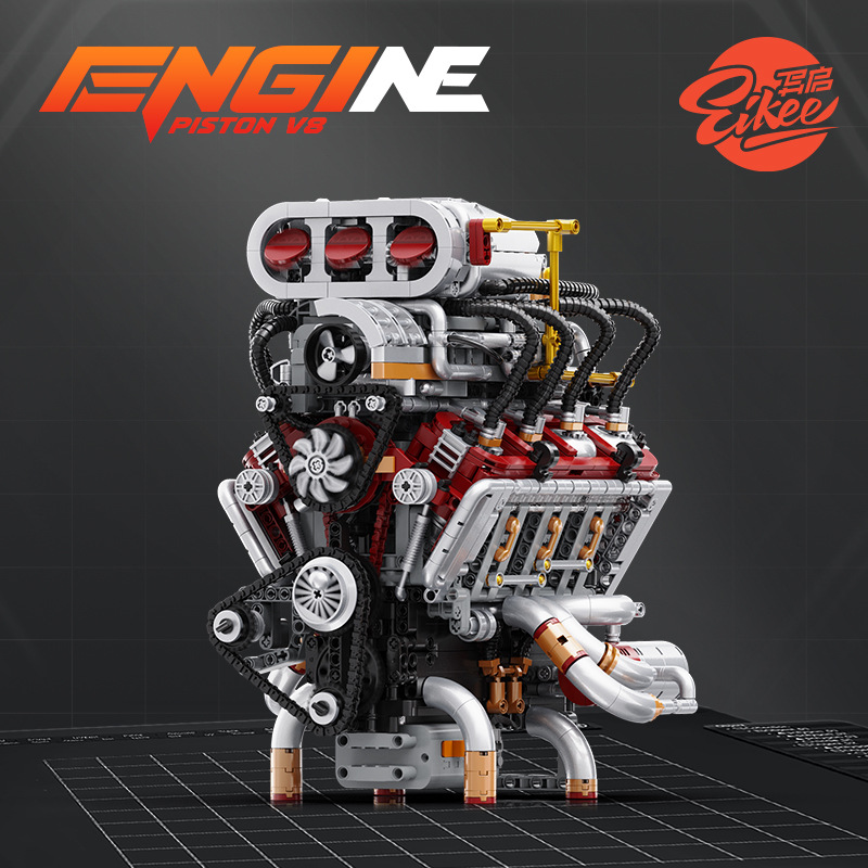 Y15001 Supercar V8 engine Mode – Model Kit V8 Bewertung und Preis